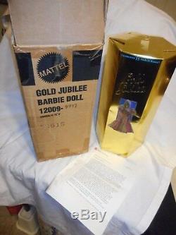 1994 Barbie FAO Schwarz Letter Gold Jubilee NRFB Limited Edition Shipping Box