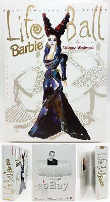 1998 Very Limited Edition Life Ball Barbie By Vivienne Westwood In Wood Box NIB