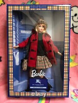 1999 Limited Edition Burberry Barbie Doll Nrfb Blue Label Only One