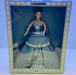 1999 Mattel Wedgwood Barbie Doll England 1759 Blue Gown LIMITED EDITION