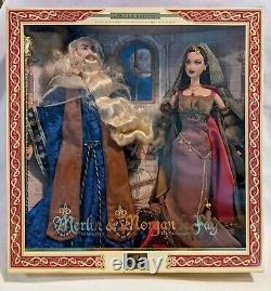 2000 Mattel Ken and Barbie as MERLIN and MORGAN le FAY Giftset Limited Edition