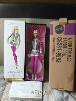 2003 A Nod for Mod Barbie NRFB Mint #G6261 Gold Label Limited Edition