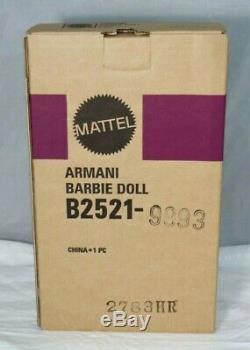 2003 Giorgio Armani Barbie Collector Doll limited Edition NRFB in Shipper Mint +