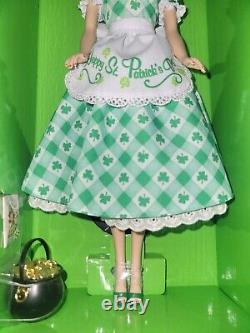 2014 LIMITED EDITION Shamrock Celebration Barbie in Original Box. With Certi