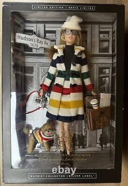 2016 Barbie Collector Hudson's Bay Company Barbie Doll Silver Label DJNO9