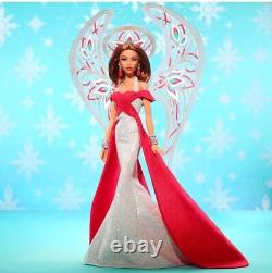 2023 Barbie Signature Bob Mackie Holiday Angel Silver & Red Gown LIMITED EDITION