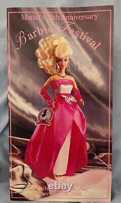 94 Mattel 35th Anniversary FestivalLIMITED EDITION SALE BarbieLE 3500 NRFB