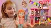 Adley Helps Barbie Plan A Dream House Party Using Cartoon Magic Learning To Surprise New Friends