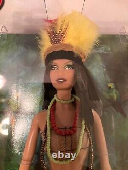 Amazonia Barbie NRFB Dolls Of The World 50th Anniversary