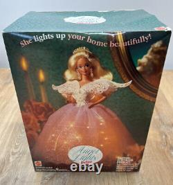Angel Lights Barbie Doll Tree Topper Light up Angel Limited Edition 1993 Mattel