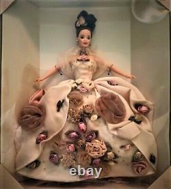 Antique Rose Barbie Doll FAO Schwarz Floral Signature Collection Limited Edition