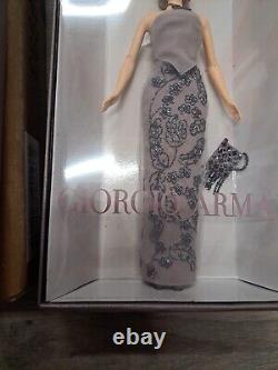 Armani Barbie Doll Limited Edition Giorgio Armani 2003 Mattel B2521 New W Defect