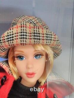 BURBERRY BLUE LABEL Barbie Doll limited Edition Red coat plush From JP