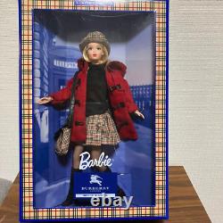 BURBERRY Blue Label Barbie Limited Edition Collaboration Red Coat Girl Doll