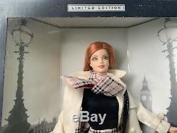 BURBERRY LONDON DESIGNER Barbie Limited Edition NIB