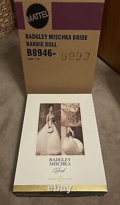 Badgley Mischka Bride BARBIE Doll Limited Edition Gold Label Mattel #B8946