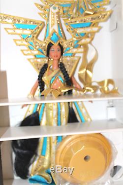 Barbie 2000 Fantasy Goddess of the Americas Bob Mackie Limited Edition Doll Plus