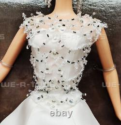 Barbie Badgley Mischka Bride Doll Limited Edition Gold Label Mattel #B8946 USED
