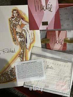 Barbie Bob Mackie Radiant Redhead Doll Limited Edition 2001 Collectable Org Box