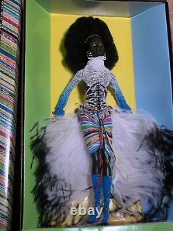 Barbie Byron Lars Mbili Doll 55287 Treasures Of Africa 2002 & Certificate