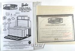 Barbie Coca Cola Soda Fountain Mattel 26980 Limited Edition Collectors NEW