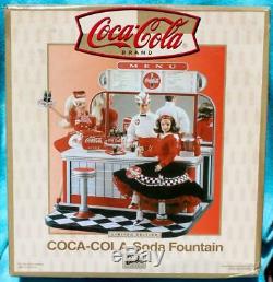 Barbie Doll Coca-cola Soda Fountain Limited Edition Set #26980 Newopen Box 2000