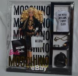 Barbie Doll Fashion Moschino Blond 2015 Gold Label Limited