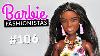 Barbie Doll Fashionistas 106 African American Doll In Floral Dress Mattel Unboxing U0026 Review