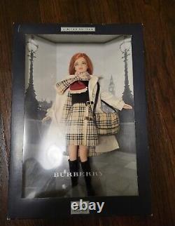 Barbie Doll Limited Edition Burberry Factory Sealed