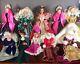 Barbie/doll Lot Of 10 Happy Holidays, Winter Velvet, Jewel, French Lady