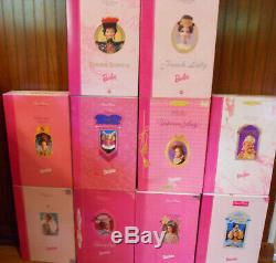 Barbie GREAT ERAS Complete Set of 10 1993 1997 Limited Edition