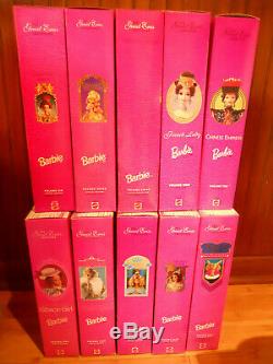 Barbie GREAT ERAS Complete Set of 10 1993 1997 Limited Edition