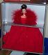 Barbie Girl Doll Ferrari Nrfb Limited Edition 2001 Wearing Red Gown Mattel 29608