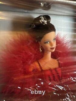 Barbie Girl Doll Ferrari NRFB Limited Edition 2001 wearing Red Gown Mattel 29608