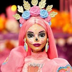 Barbie HJX16 2023 Dia De Muertos Barbie x Pink Magnolia Doll