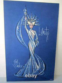 Barbie Lady Liberty Silver 2000 Designed by Bob Mackie Limited Edition