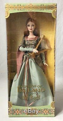 Barbie Legends of Ireland Doll The Bard with Harp B2511 Limited Edition 2004