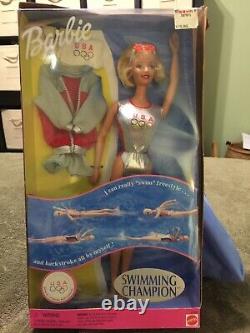Barbie Mattel USA Olympics Swimming Champion Limited Edition Rare Original Box