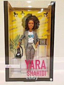 Barbie Signature Collectible Yara Shahidi Sheri Doll Vote T-Shirt Limited Ed
