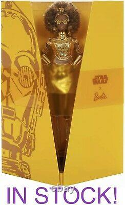 Barbie Star Wars C-3PO Gold Limited Edition Collector Doll IN STOCK