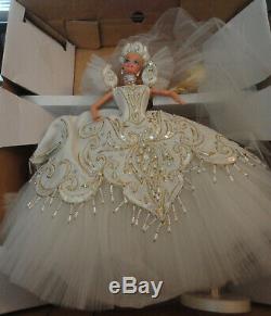 Bob Mackie Empress Bride Barbie Limited Edition Doll 1992 Box & Poster