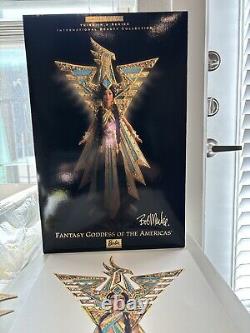 Bob Mackie Fantasy Goddess Of The Americas Barbie Doll 2000 Mattel 25859 Nrfb