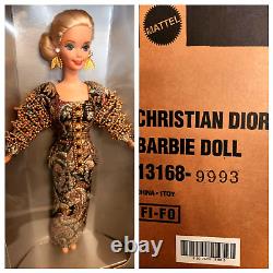 Christian Dior BARBIE DOLL MATTEL Limited Edition NRFB + Box with Shipper