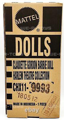 Claudette Gordon Barbie Doll Harlem Theatre Gold Label 2015 Mattel CHX11 NREB