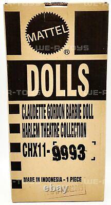 Claudette Gordon Barbie Doll Harlem Theatre Gold Label 2015 Mattel CHX11 NREB