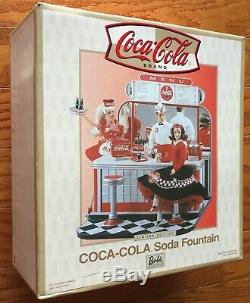 Coca Cola Barbie Soda Fountain MNRFB. Limited Edition Collector Item