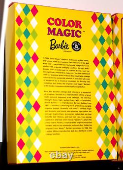 Color Magic Barbie Doll Reproduction Nrfb 2003 Mattel B3437