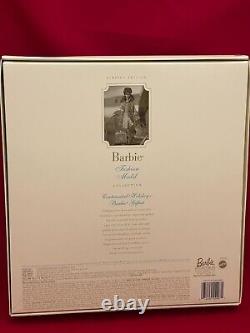 Continental Holiday Giftset Fmc Silkstone Barbie 2001 Limited Edition