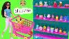 Cookieswirlc Barbie Doll And Dogs Meet Shopkins At Small Mart Video