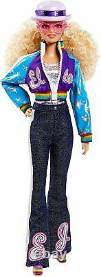 Elton John Barbie Doll Limited Edition Collector with Stand and Certificate WOW